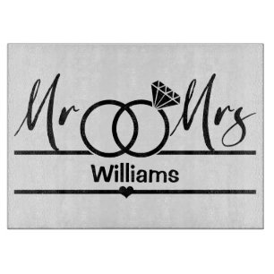 Neu verheiratetes Geschenk, Hauswärmung Schneidebrett