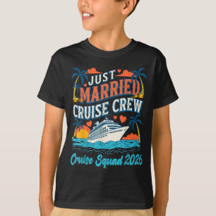 Neu vermählte Kreuzfahrtbesatzung 2026 Hochzeitsre T-Shirt