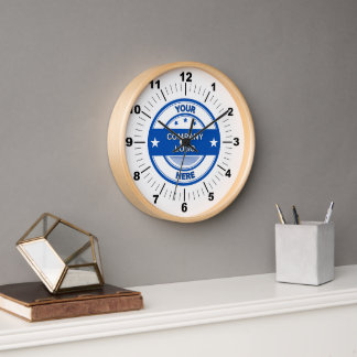 NEU! Wall Clock, 10" runder natürlicher Holzrahmen Uhr