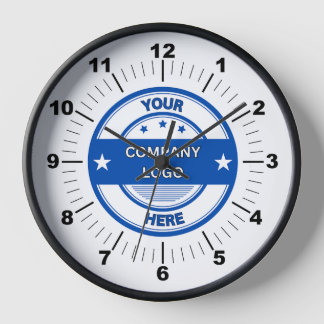 NEU! Wall Clock, 10" runder, schwarzer Holzrahmen Uhr