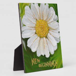 Neuanfang - Daisy Blume Power Fotoplatte