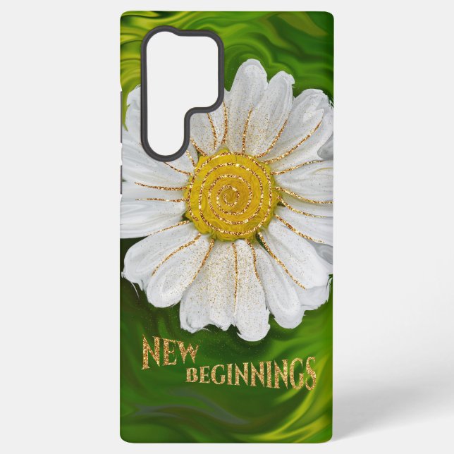 Neuanfang - Daisy Blume Power Samsung Galaxy Hülle (Rückseite)