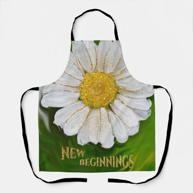 Neuanfang - Daisy Blume Power Schürze (Vorderseite)