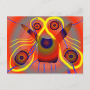 Neuartiger Löwenhund Postkarte