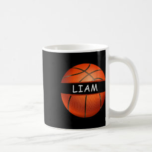Neuartiger Personalisierter Name Liam Sports Byske Kaffeetasse