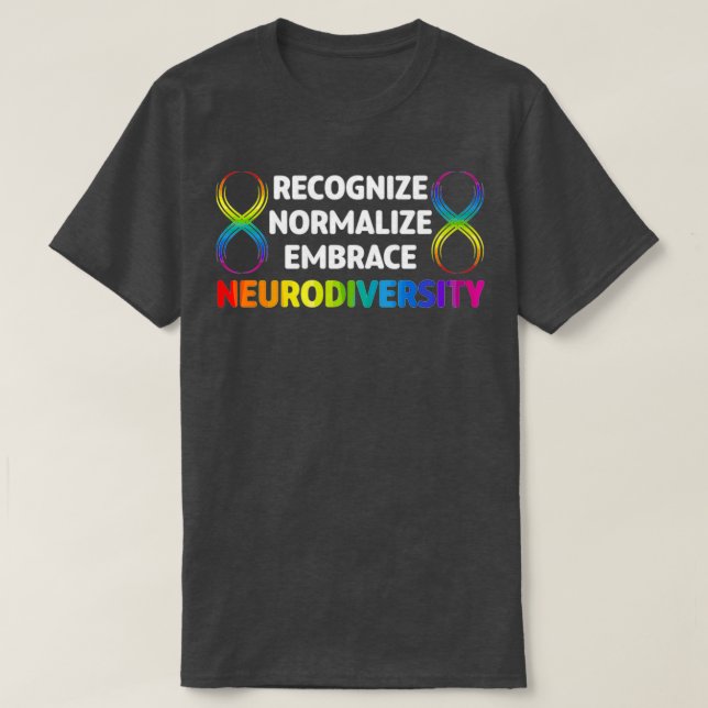 Neuartiger Regenbogen-Infinity-Frauen T-Shirt (Design vorne)