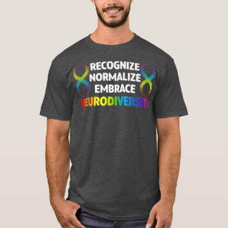 Neuartiger Regenbogen-Infinity-Frauen T-Shirt