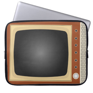 Neuartiger Retro-Fernseheffekt Laptopschutzhülle