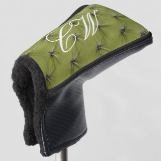 Neuartiges, grünes Kakteen Print Golf Accessoire Headcover