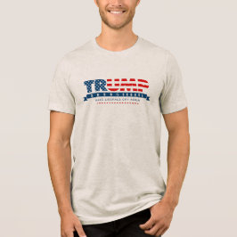 Neuartigkeit der Präsidentschaftswahlen in Trump 2 Tri-Blend Shirt