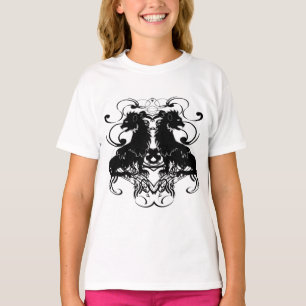 Neubearbeitung von Vintage-Löwen mit Schwüngen T-Shirt