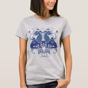 Neubearbeitung von Vintage-Löwen mit Schwüngen T-Shirt