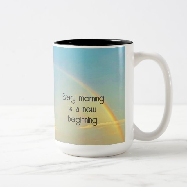 Neubeginn Zweifarbige Tasse (Rechts)