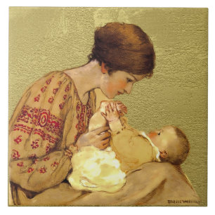 Neuborn Gold Jessie Wilcox Smith Fliese