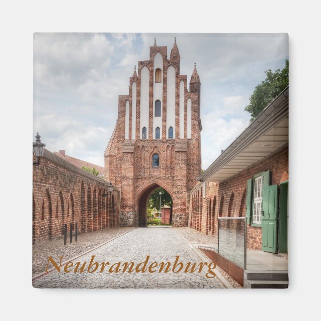Neubrandenburg Friedländer Tor Magnet (Vorne)