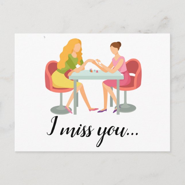 Neubuchung von Werbeaktionen für Nageltechniker/ F Postkarte (Vorderseite)