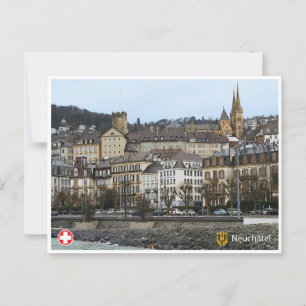Neuchâtel - Schweiz Postkarte