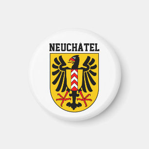 Neuchâtel Wappen, Schweiz Schlüsselanhänger Magnet