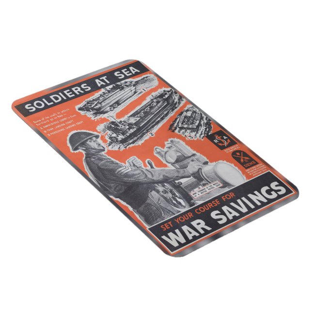 Neudruck des britischen Kriegsposters Magnet (Rechte Seite)