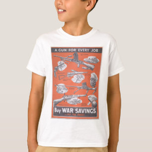 Neudruck des britischen Kriegsposters. T-Shirt