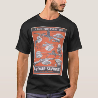 Neudruck des britischen Kriegsposters. T-Shirt