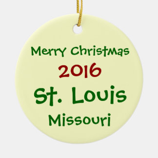 NEUE 2016 KUNDENGERECHTE ST. LOUIS KERAMIKORNAMENT