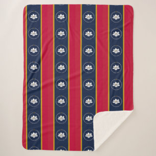 Neue 2020-Flag-Streifen für Mississippi Sherpadecke