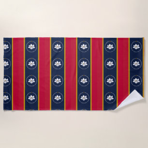 Neue 2020-Flag-Streifen für Mississippi Strandtuch