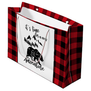Neue Abenteuer Schwarzbär Party Tasche Große Geschenktüte