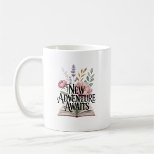 Neue Abenteuer warten Neue Stelle Personalisiert Kaffeetasse
