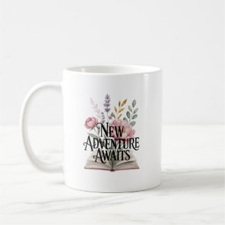 Neue Abenteuer warten Neue Stelle Personalisiert Kaffeetasse