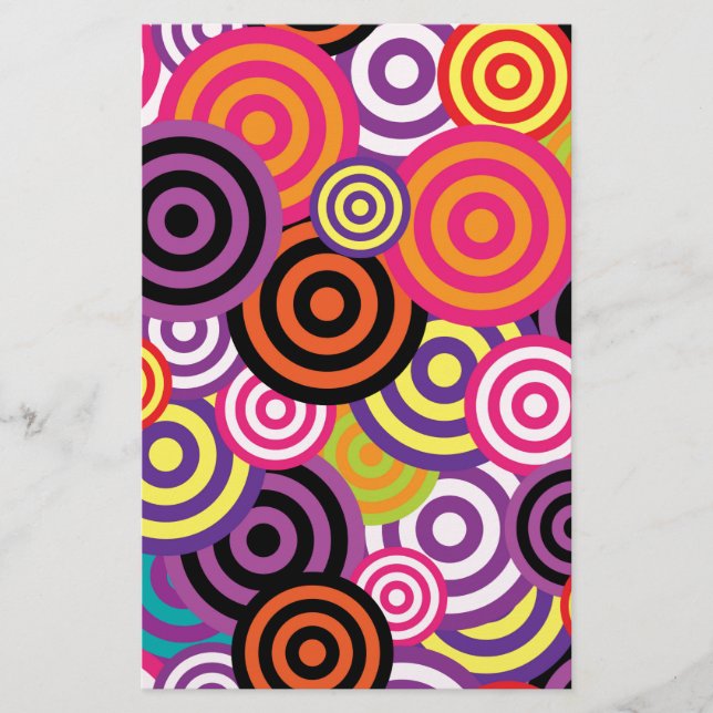 Neue Abstrakte Kunst des Kreises Briefpapier (Vorderseite)