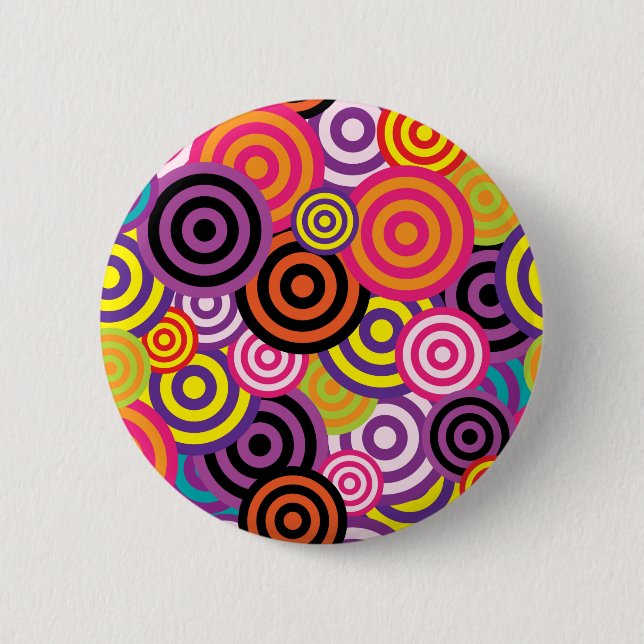 Neue Abstrakte Kunst des Kreises Button (Vorderseite)