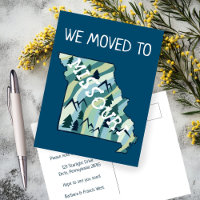 NEUE ADDRESS Moving Missouri Staat Illustrierte Ka
