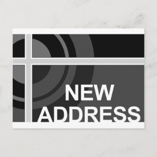 neue Adressankündigung: Bullseye Ankündigungspostkarte