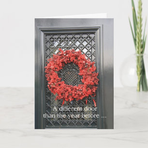 Neue Adressankündigung Weihnachtskarte Feiertagskarte