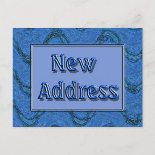 Neue Adresse Ankündigungspostkarte