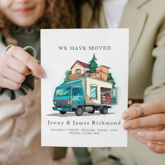 Neue Adresse I Truck Moving Zuhause Ankündigung (Von Creator hochgeladen)