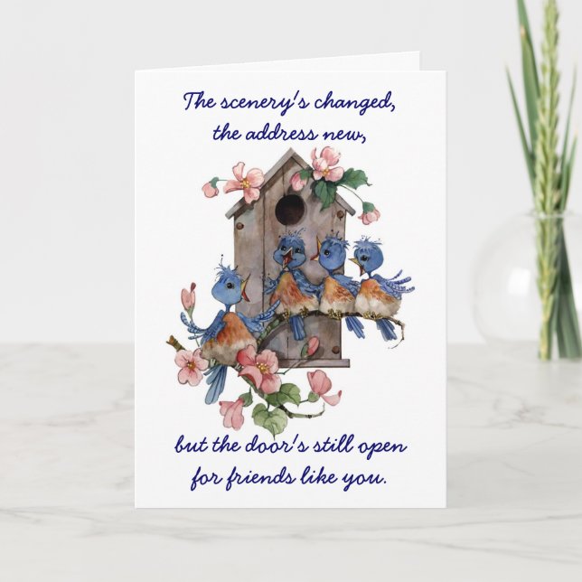 Neue Adresse - Karte (Vorderseite)