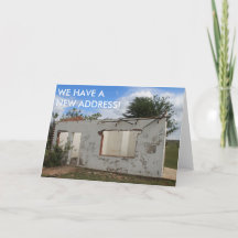 Neue Adresse lustig, die wir verschoben haben