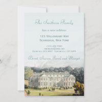 Neue Adresse Neue Zuhause-Ankündigung