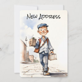 Neue Adresse Neue Zuhause-Moving-Ankündigung