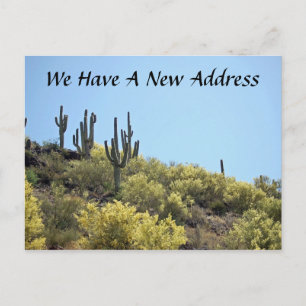 Neue Adresse Postkarte
