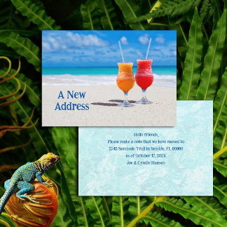 Neue Adresse Tropische Cocktails Coastal Zuhause Karte