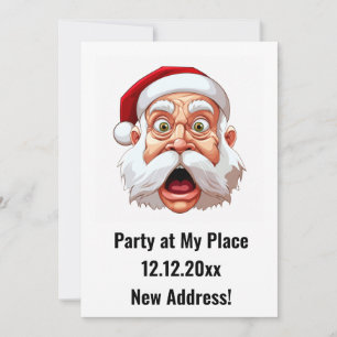 Neue Adresse Weihnachtsfeier Einladung
