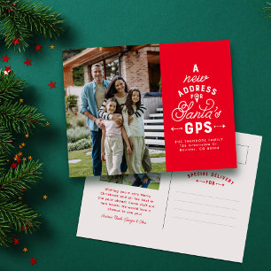 Neue Adresse zwei Foto Weihnachten