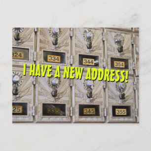 Neue Änderung der Postkarte