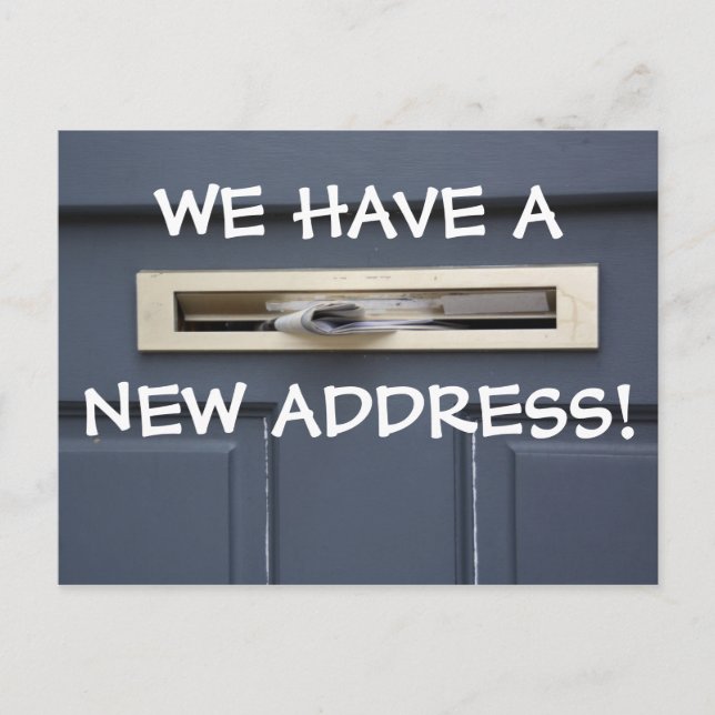 Neue Änderung der Postkarte (Vorderseite)