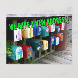 Neue Änderung der Postkarte