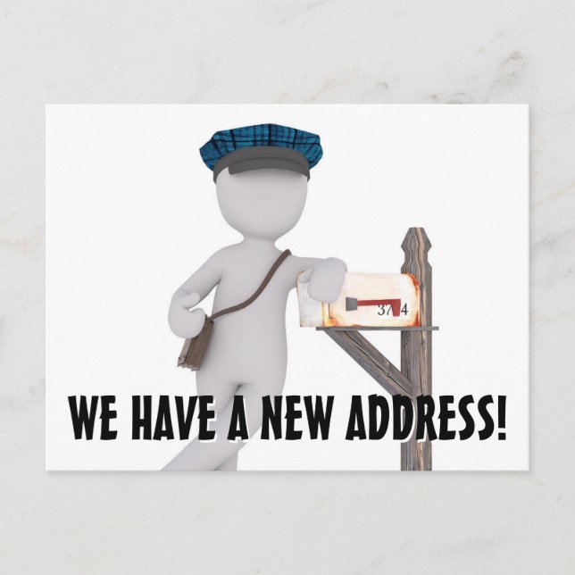 Neue Änderung der Postkarte (Vorderseite)
